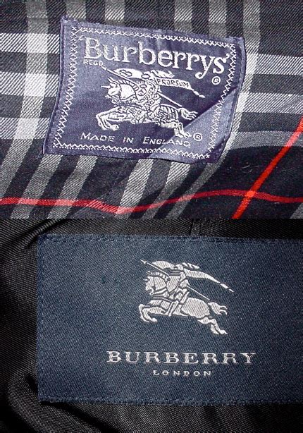 burberry interior labels|Burberry labels meaning.